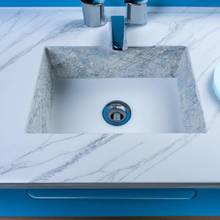 how to clean bathroom countertop