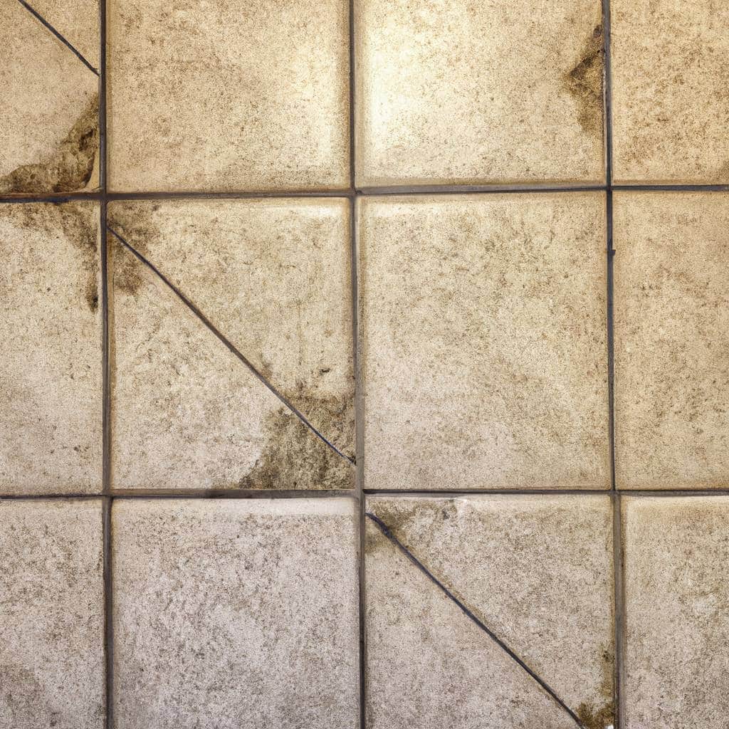 how to clean grout on bathroom floor