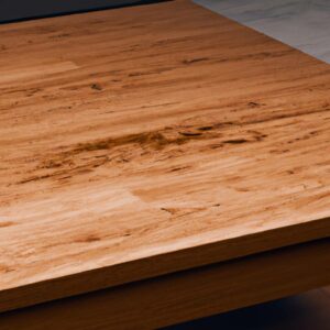 how to clean a wood kitchen table