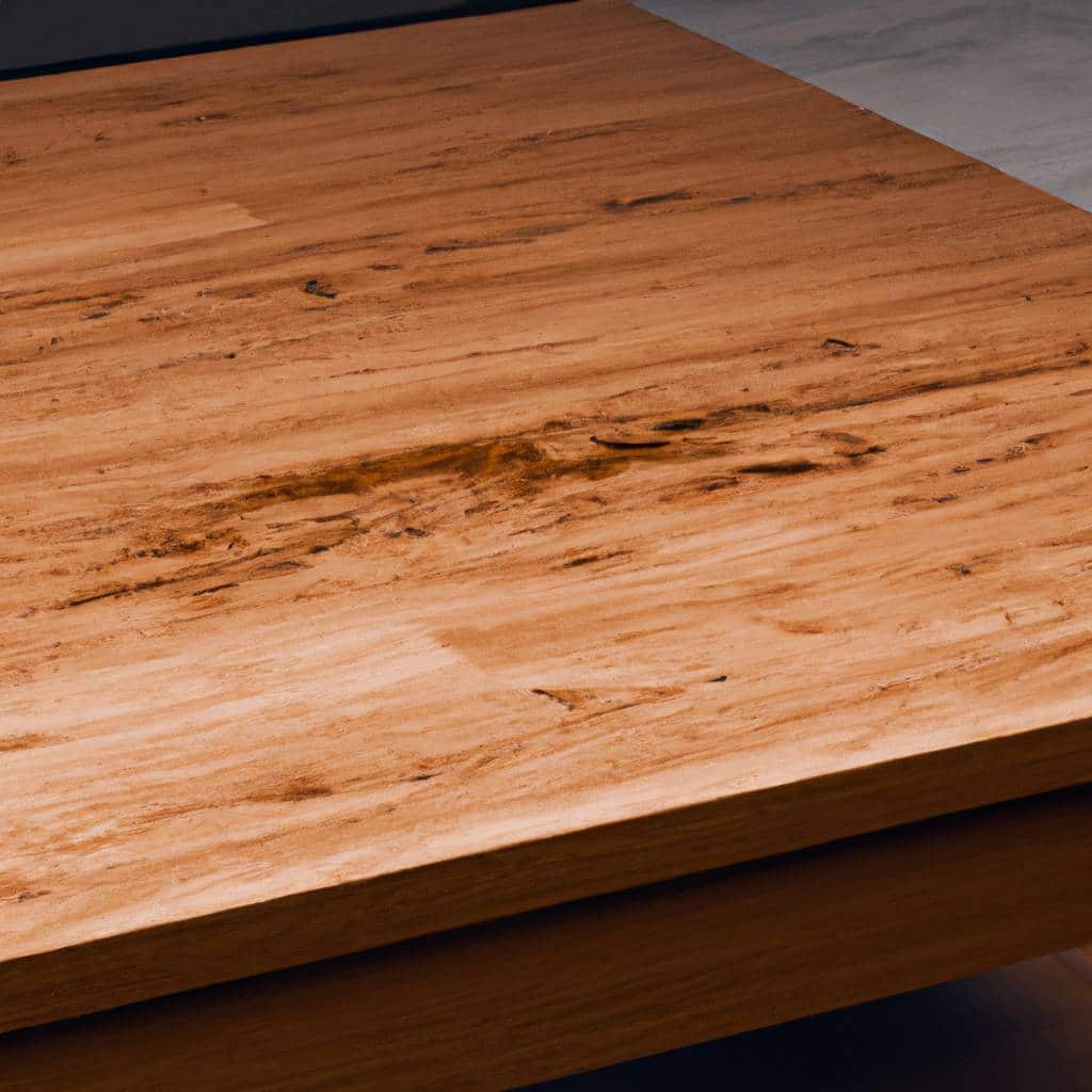 how to clean a wood kitchen table