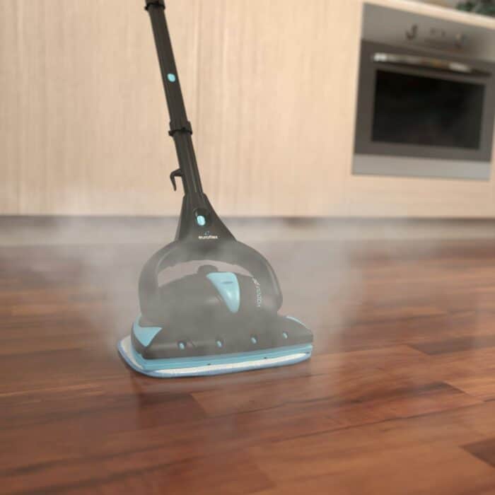 Euroflex Vapour Pro M4S Hybrid Steam Mop All-In-One Steam Cleaner; Ultra Dry Steam Technology for Hardwood Premium Floors; 18 Piece System; Steams at 275°F 40 PSI of Pressure; Kills 99.99% of Germs Bacteria, Removes Bedbugs Dust Mites