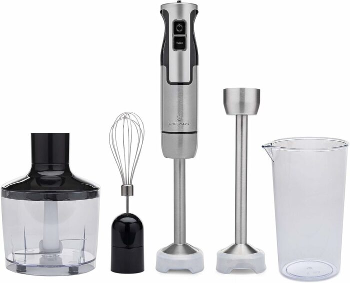 ChefWave Milkmade Non-Dairy Milk Maker with Intermix Hand Blender Milk Frother (3 Items)
