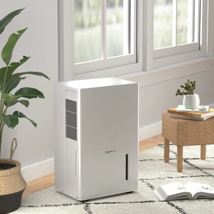 Amazon Basics Dehumidifier - For Areas Up to 2,500 Square Feet, 35-Pint, Energy Star Certified