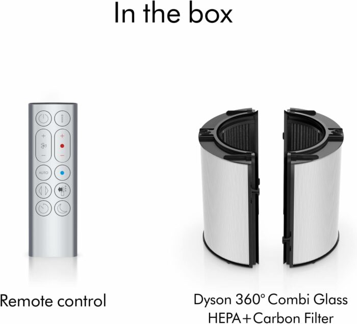 Dyson Purifier Hot+Cool HP07 Air Purifier, Heater, and Fan - White/Silver, Large : Home Kitchen