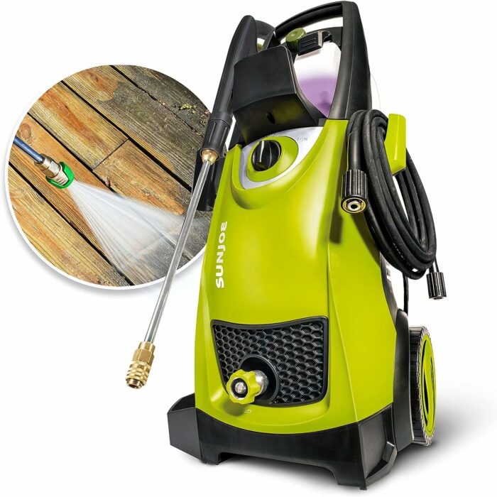 Sun Joe SPX3000 14.5-Amp Electric High Pressure Washer, Cleans Cars/Fences/Patios