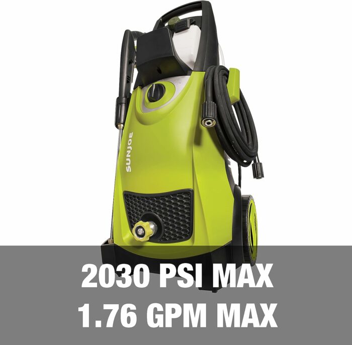 Sun Joe SPX3000 14.5-Amp Electric High Pressure Washer, Cleans Cars/Fences/Patios