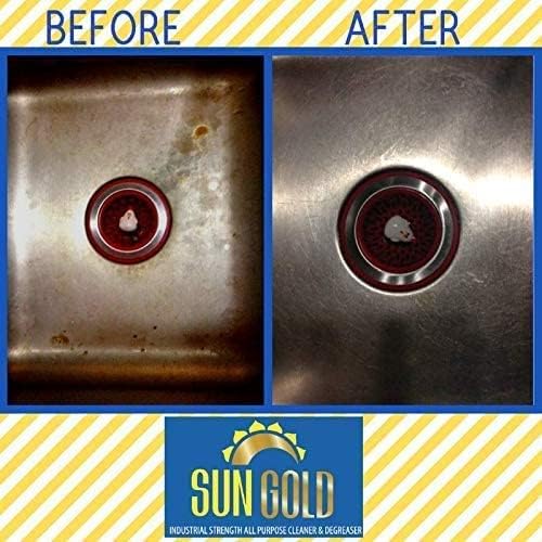 SUN GOLD - All Purpose Cleaner, Multi-Surface Cleaning Paste for Kitchens, Bathrooms and More, Biodegradable, Industrial-Strength Concentrate, NSF A-1 Rated (24 Pints)