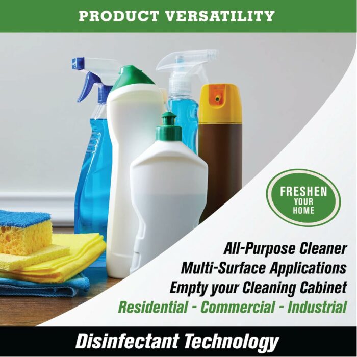 SNiPER Hospital Disinfectant, Odor Eliminator All-Purpose Cleaner, 1 Gallon, 4-Pack