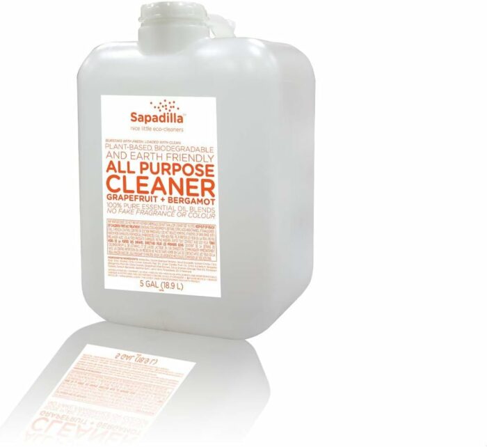 Sapadilla Grapefruit + Bergamot Biodegradable All-Purpose Cleaner Concentrate 5 Gallon Bulk Refill Review