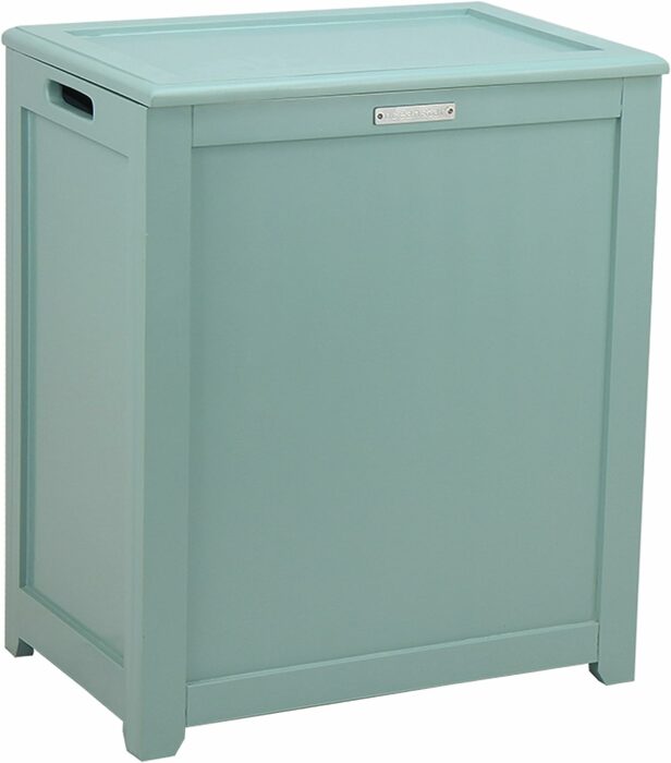 Oceanstar RH5513C Storage Hamper, Laundry Hamper, Turquoise