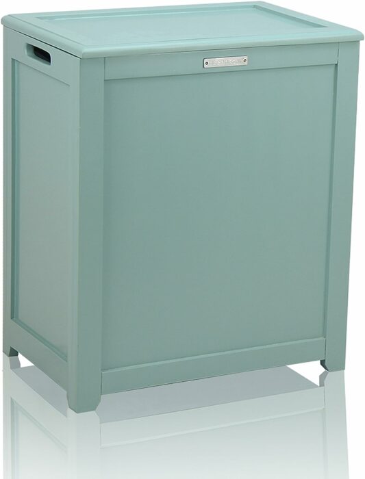 Oceanstar RH5513C Storage Hamper, Laundry Hamper, Turquoise