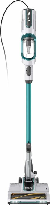 Shark HZ251 Ultralight Corded Stick Self-Cleaning Brushroll, Perfect, Converts to Hand Vacuum, LED Headlights, - Pet Crevice Upholstery Tools, Teal.32 Quarts Capacity