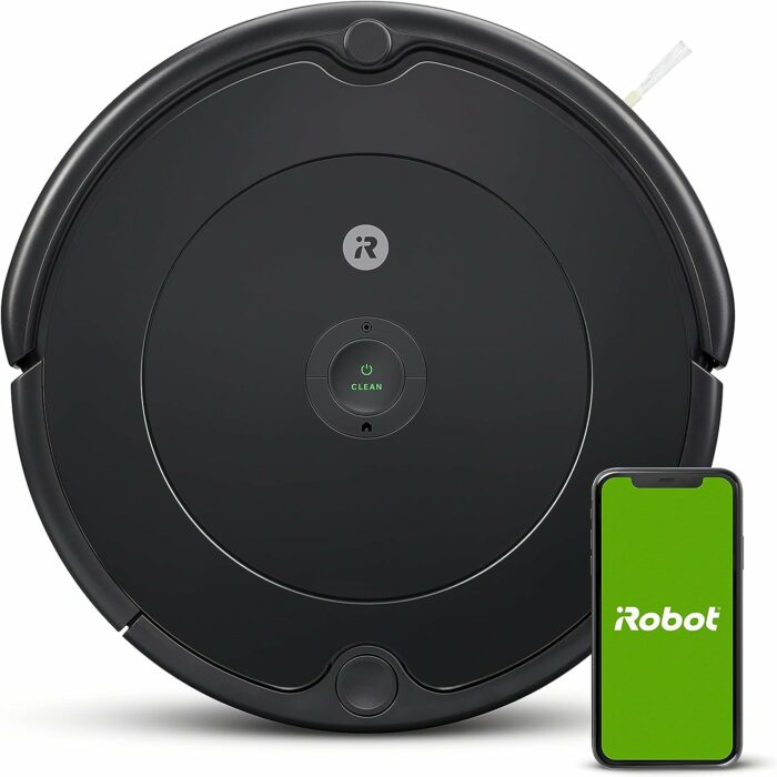 iRobot Roomba 694 Robot Vacuum-Wi-Fi Connectivity, Personalized Cleaning Recommendations, Works with Alexa, Good for Pet Hair, Carpets, Hard Floors, Self-Charging, Roomba 694