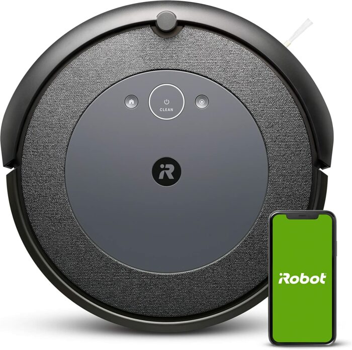 iRobot Roomba i4 EVO (4150) Wi-Fi Connected Robot Vacuum, Now Clean by Room with Smart Mapping Compatible with Alexa Ideal for Pet Hair Carpets Hard Floors, Roomba i4