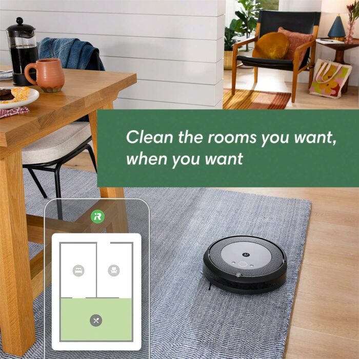 iRobot Roomba i4 EVO (4150) Wi-Fi Connected Robot Vacuum, Now Clean by Room with Smart Mapping Compatible with Alexa Ideal for Pet Hair Carpets Hard Floors, Roomba i4