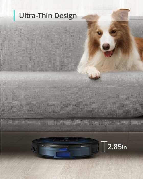 eufy by Anker, RoboVac G30, Robot Vacuum with Dynamic Navigation 2.0, 2000 Pa Strong Suction, Wi-Fi, Compatible with Alexa, Carpets and Hard Floors, Ideal for Pet Owners