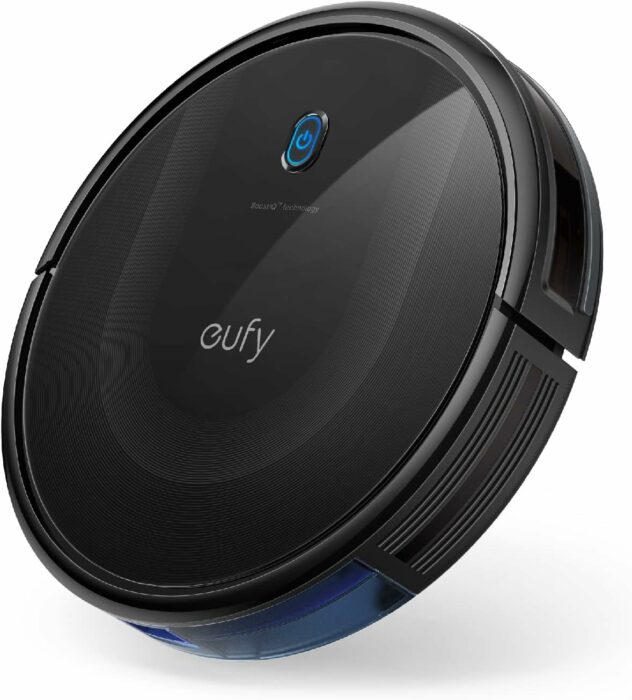 eufy BoostIQ RoboVac 11S MAX, Robot Vacuum Cleaner, Super Thin, Powerful Suction, Quiet, Self-Charging Robotic Vacuum Cleaner, Cleans Hard Floors to Medium-Pile Carpets, Black