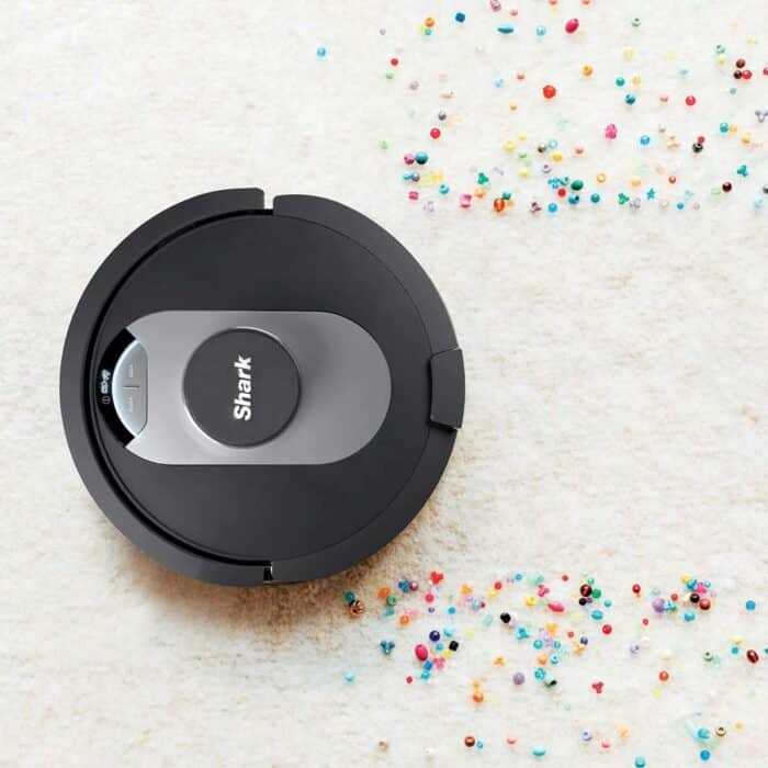 SharkBlu,UR2500SR AI Ultra Robot Vacuum,with Ultra Clean,Home Mapping,30-Day Capacity Bagless Self Empty Base,Perfect for Pet Hair,WiFi,Compatible with Alexa,Black/Silver(Renewed)