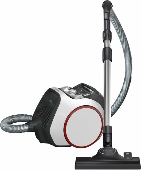 Miele Boost CX1 PowerLine SNRF0 Bagless Canister Vacuum Cleaner in Lotus White, Compact