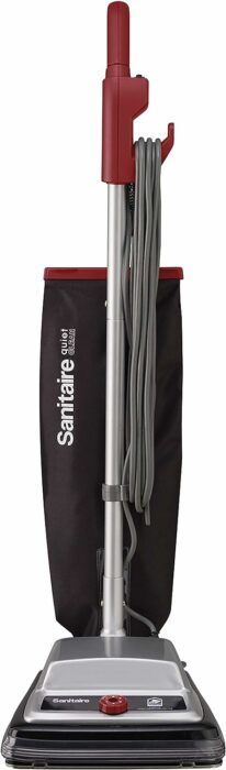 Sanitaire Tradition Commercial Bagged Upright Vacuum Cleaner with Quiet Clean, SC889B Black