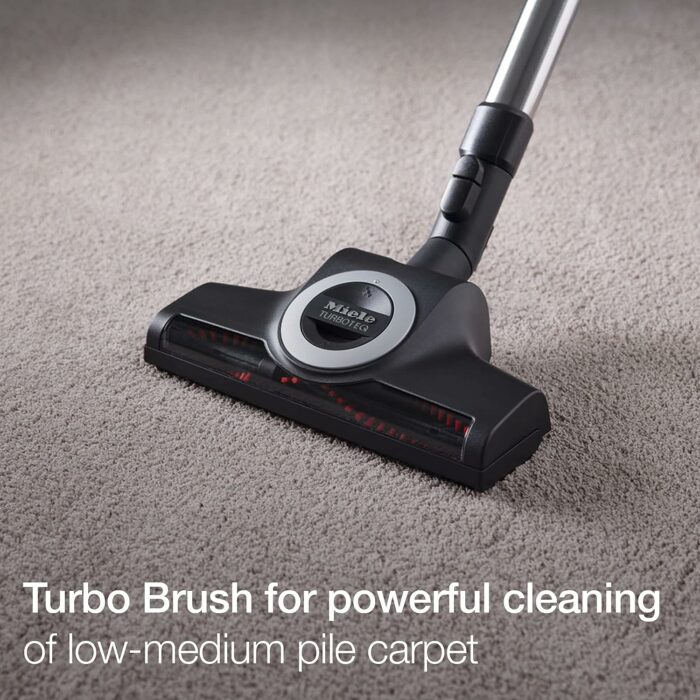 Miele Classic C1 Turbo Team Bagged Canister Vacuum, Tech Blue - Portable, Household