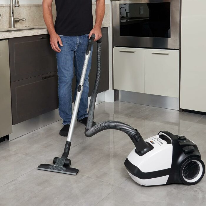 Soniclean WhisperJet C2 Canister Vacuum Cleaner - Ultra-Quiet Operation - U15 ULPA Filtration - Made in Germany