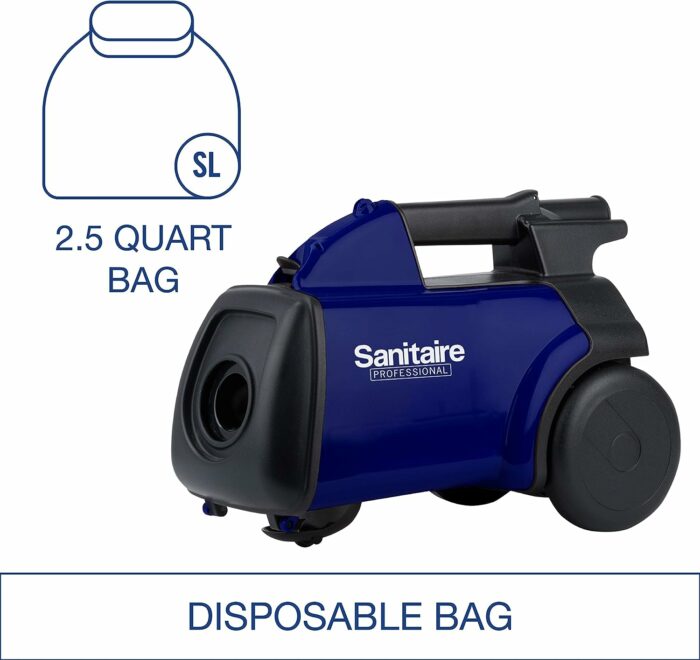 Sanitaire Professional Compact Canister Vacuum Cleaner, SL3681A Blue,black