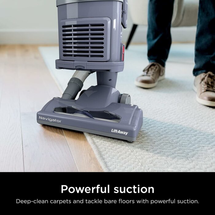 Shark NV352 Navigator Lift Away Upright Vacuum, Hepa Filter, Anti-Allergen Technology, Swivel Steering, Ideal for Carpet, Stairs, Bare Floors, with Wide Upholstery Crevice Tools, Lavender