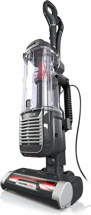 Shark ZU102 Rotator Pet Upright Vacuum with PowerFins HairPro Odor Neutralizer Technology, Charcoal, 2.9 L Dust Cup