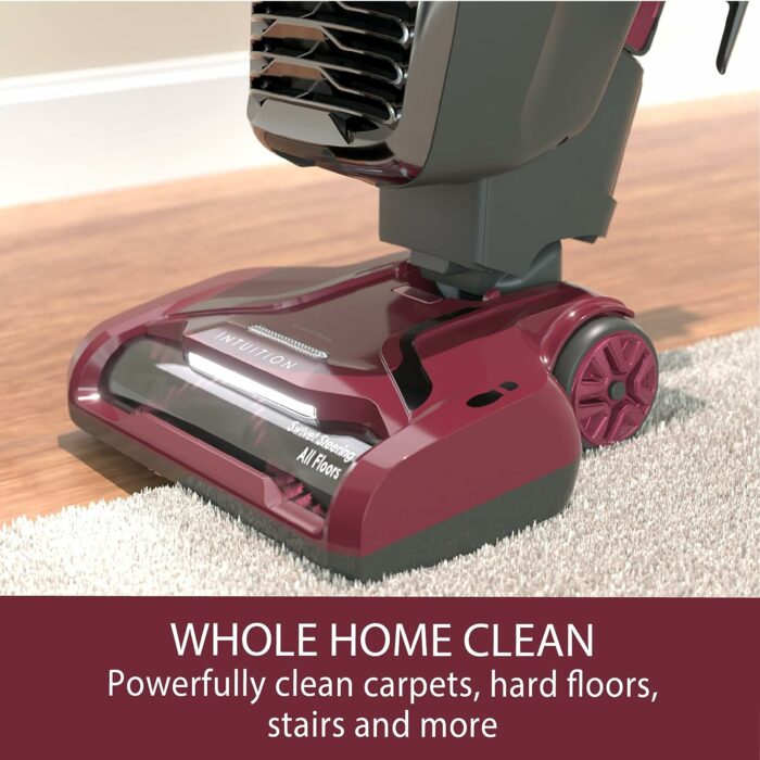 Kenmore BU3040 Intuition Lite Bagged Upright Vacuum Lightweight Cleaner 2-Motor Power Suction with HEPA Filter, 3-in-1 Combination Tool, Handi-Mate for Carpet, Floor, Pet Hair, Red W/No Lift-up